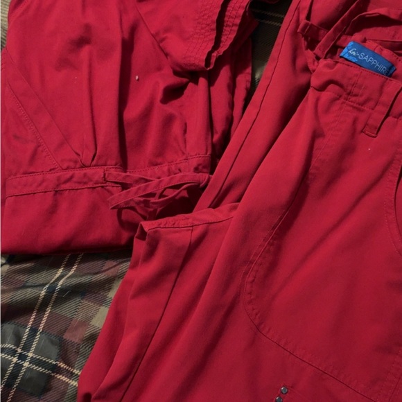 Red Scrub set - Picture 3 of 4